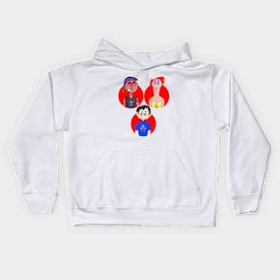 Three Stylish Boys Kids Hoodie